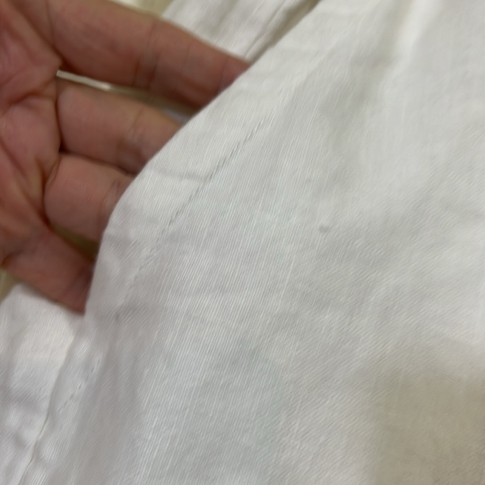 No brand cotton, wide legged pants. Size Large. - Picture 3 of 7